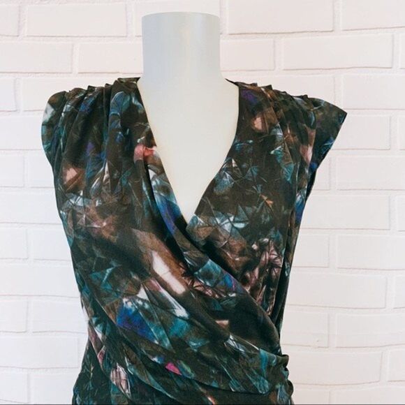 IRO Marty Poly Dress in Bleu - Picture 4 of 9